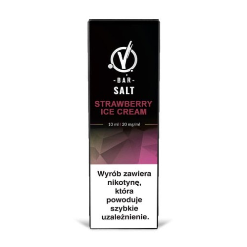 Liquid VBar Salt 10ml - Strawberry Ice Cream 20mg