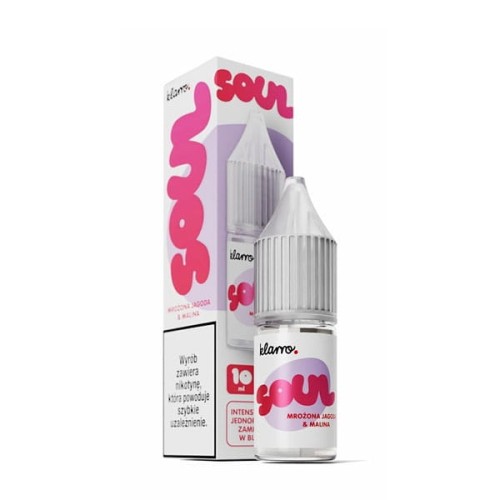 Liquid Klarro Soul Salt 10ml - Mrożona Jagoda Malina 20mg