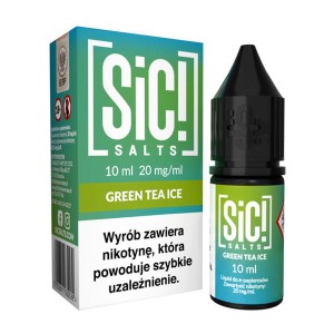 Liquid SIC! Salts 10ml - Green Tea Ice 20mg
