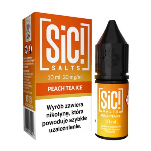 Liquid SIC! Salts 10ml - Peach Tea Ice 20mg