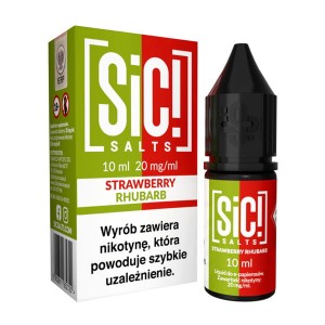 Liquid SIC! Salts 10ml - Strawberry Rhubarb 20mg