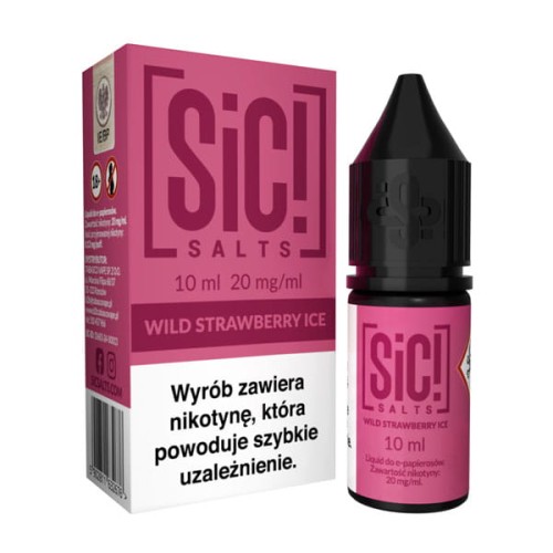 Liquid SIC! Salts 10ml - Wild Strawberry Ice 20mg