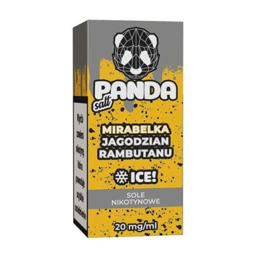 Liquid Panda Salt 10ml - Mirabelka Jagodzian Rambutanu Ice 20mg
