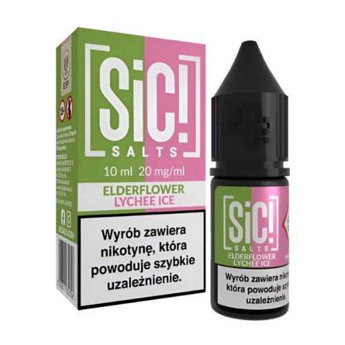 Liquid SIC! Salts 10ml - Elderflower Lychee Ice 20mg