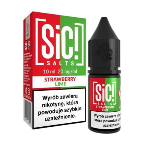 Liquid SIC! Salts 10ml - Strawberry Lime 20mg