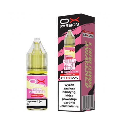 Liquid Oxva Ox Passion Salt 10ml - Cherry Peach Lemon 20mg