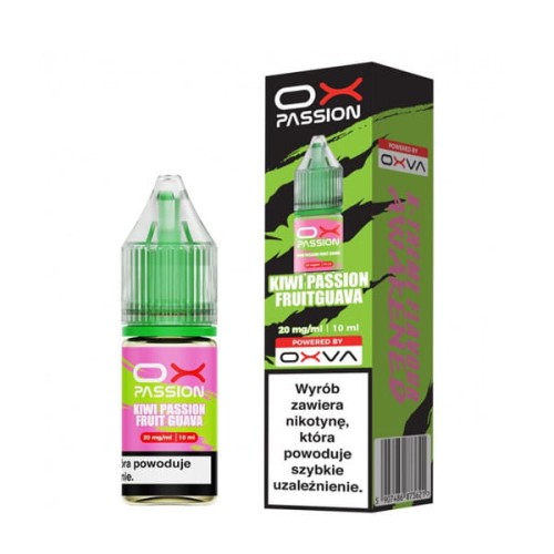 Liquid Oxva Ox Passion Salt 10ml - Kiwi Passion Fruit Guava 20mg