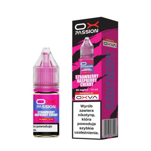 Liquid Oxva Ox Passion Salt 10ml - Strawberry Raspberry Cherry 20mg