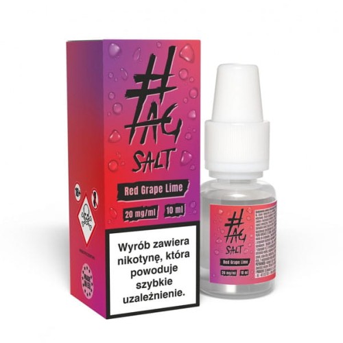 Liquid #Tag Salt Drinks 10ml - Red Grape Lime 20mg