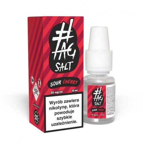 Liquid #Tag Salt Sour 10ml - Cherry 20mg