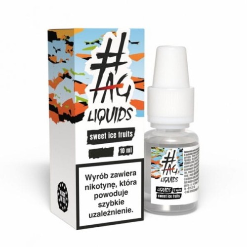 Liquid #Tag Classic 10ml - Sweet Ice Fruits 18mg