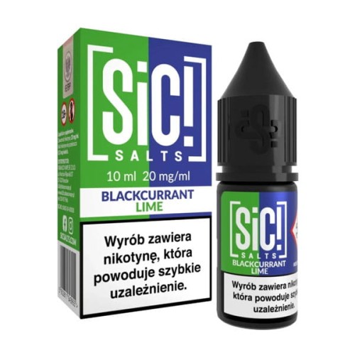 Liquid SIC! Salts 10ml - Blackcurrant Lime 20mg