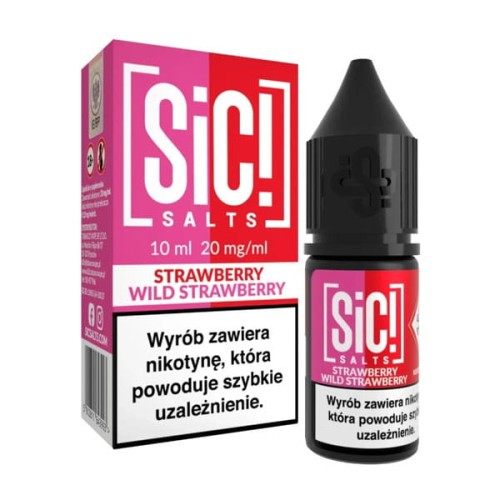 Liquid SIC! Salts 10ml - Strawberry Wild Strawberry 20mg