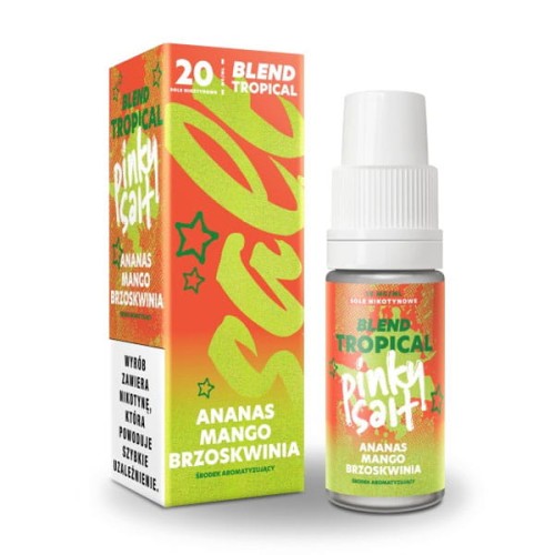 Liquid Pinky Salt 10ml - Ananas Mango Brzoskwinia 20mg