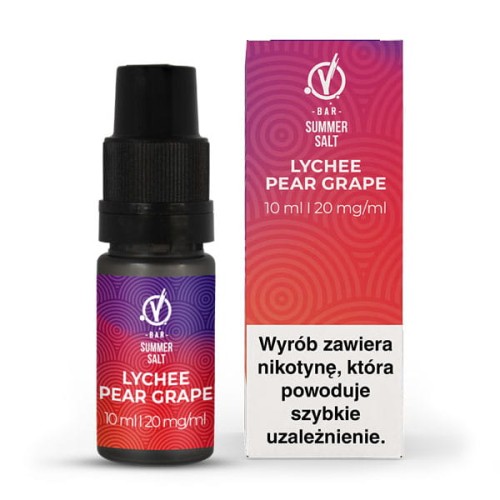 Liquid VBar Summer Salt 10ml - Lychee Pear Grape 20mg