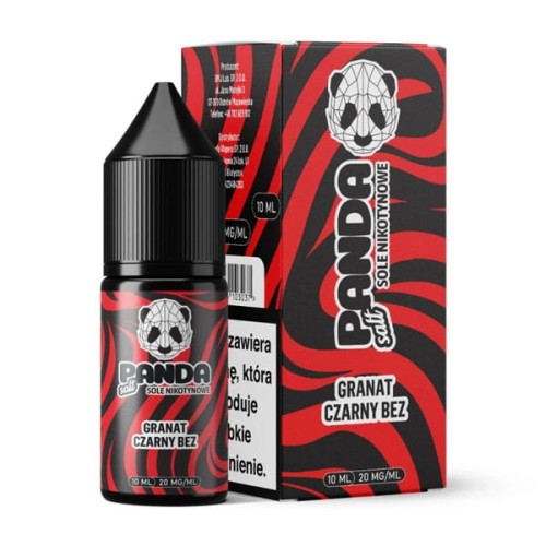 Liquid Panda Salt 10ml - Granat Czarny Bez 20mg