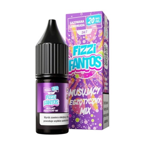 Liquid Fizzi Fantos Salt 10ml - Musujący Egzotyczny Mix 20mg