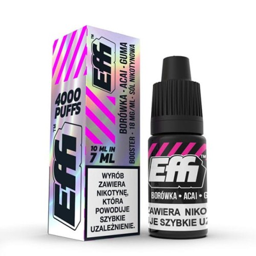 Liquid EFFI Salts 7ml - Borówka Acai Guma 18mg