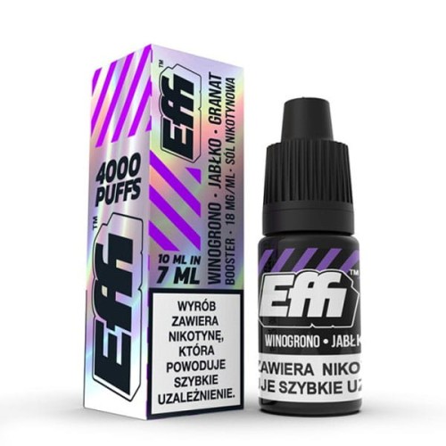 Liquid EFFI Salts 7ml - Winogrono Jabłko Granat 18mg