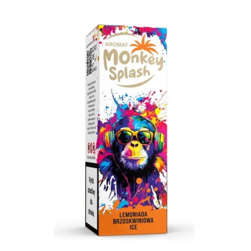 LongFill Aromat Monkey Splash 8/10ml - Lemoniada Brzoskwiniowa Ice