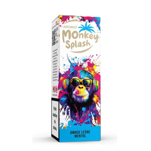 LongFill Aromat Monkey Splash 8/10ml - Owoce Leśne Menthol