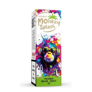 LongFill Aromat Monkey Splash 8/10ml - Poziomka Malina Agrest Ice