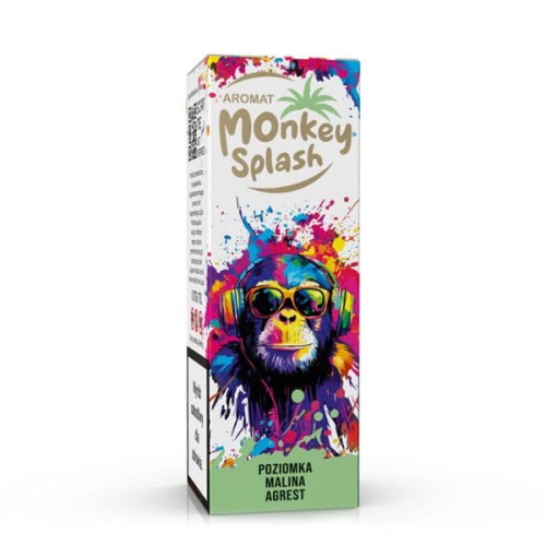 LongFill Aromat Monkey Splash 8/10ml - Poziomka Malina Agrest