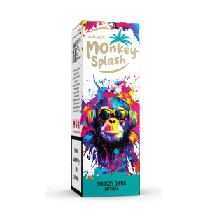 LongFill Aromat Monkey Splash 8/10ml - Smoczy Owoc Wiśnia