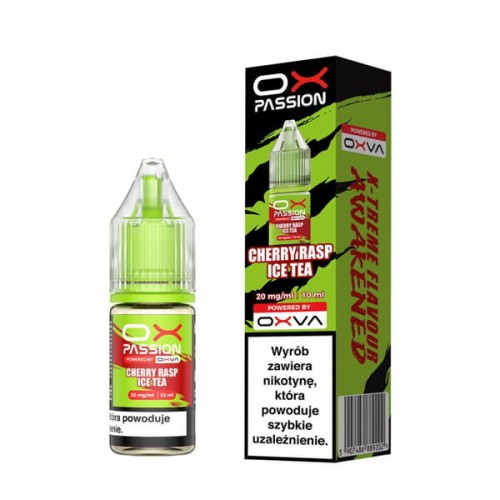 Liquid Oxva Ox Passion Salt 10ml - Cherry Rasp Ice Tea