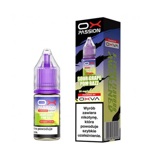 Liquid Oxva Ox Passion Salt 10ml - Sour Grape Pom Razz
