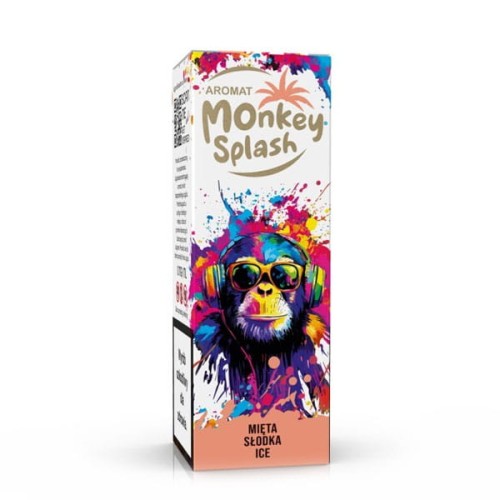 LongFill Aromat Monkey Splash 8/10ml - Mięta Słodka Ice