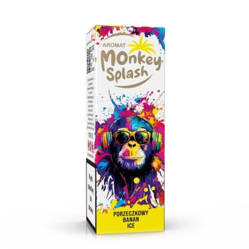 LongFill Aromat Monkey Splash 8/10ml - Porzeczkowy Banan Ice