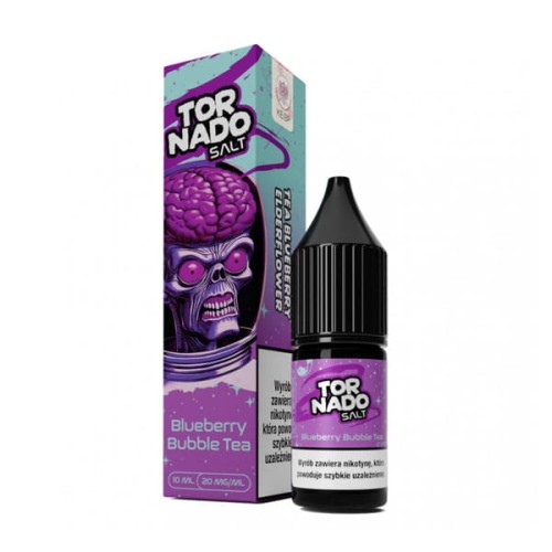 Liquid Tornado Salt 10ml - Blueberry Bubble Tea 20mg