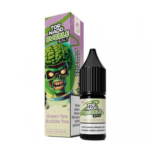 Liquid Tornado Salt 10ml - Green Tea Bubble Tea 20mg