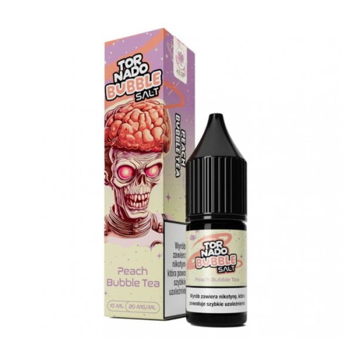 Liquid Tornado Salt 10ml - Peach Bubble Tea 20mg