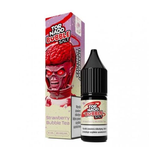 Liquid Tornado Salt 10ml - Strawberry Bubble Tea 20mg