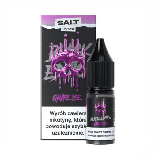 Liquid Dark Line Black Edition Salt 10ml - Grape Ice 20mg