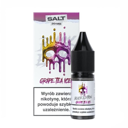 Liquid Dark Line Black Edition Salt 10ml - Grape Tea Ice 20mg