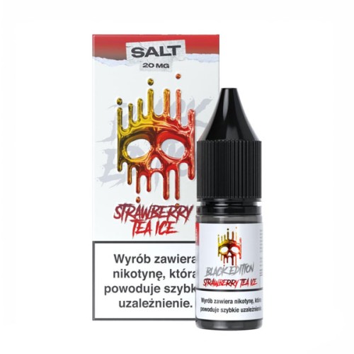 Liquid Dark Line Black Edition Salt 10ml - Strawberry Tea Ice 20mg