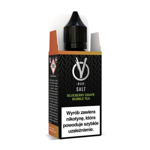 Liquid VBar Salt 10ml - Blueberry Grape Bubble Tea 20mg