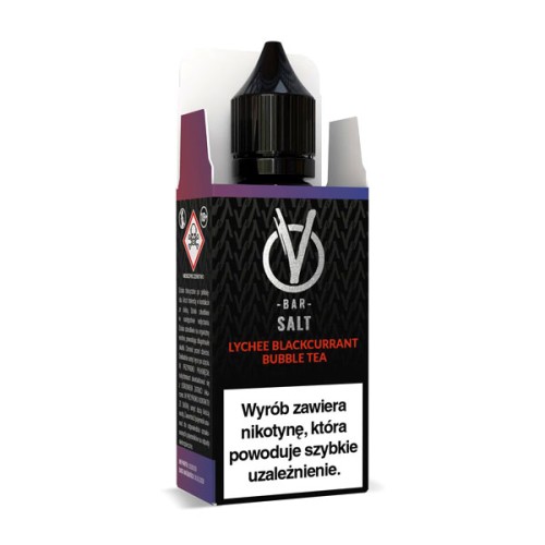 Liquid VBar Salt 10ml - Lychee Blackcurrant Bubble Tea 20mg