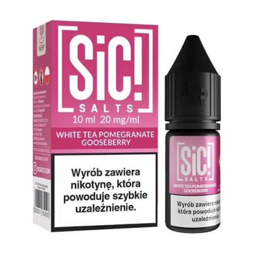 Liquid SIC! Salts 10ml - Withe Tea Pomegranate Gooseberry 20mg