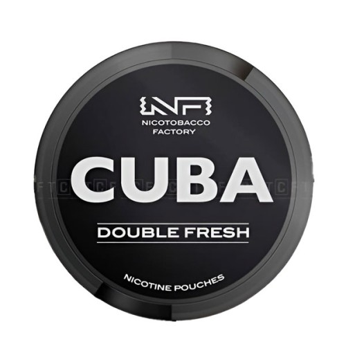 Woreczki Nikotynowe Cuba Black - Double Fresh 20mg
