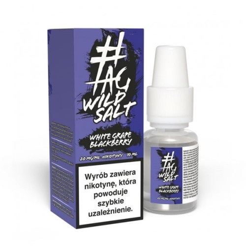 Liquid #Tag Salt Wild 10ml - White Grape Blackberry 20mg