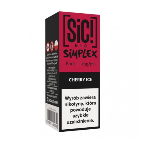 Liquid SIC! NIC 8ml - Cherry Ice 12mg