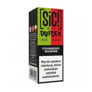 Liquid SIC! NIC 8ml - Strawberry Rhubarb 12mg