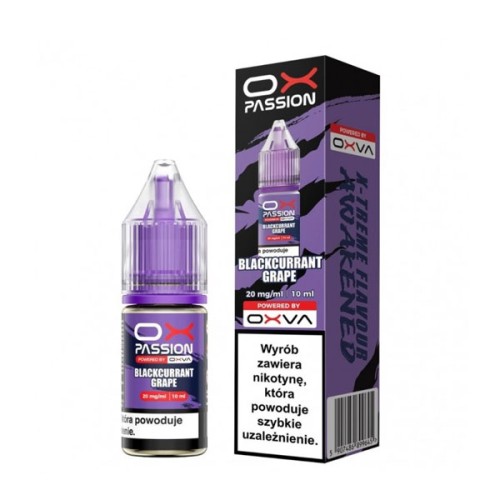 Liquid Oxva Ox Passion Salt 10ml - Blackcurrant Grape 20mg