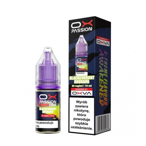 Liquid Oxva Ox Passion Salt 10ml - Blackcurrant Rhubarb 20mg